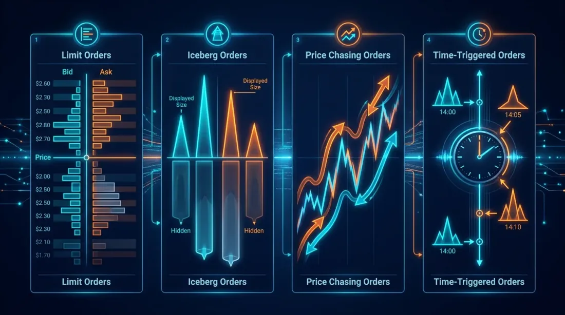Order Types in Algorithmic Trading: From Limit with Chasing to Virtual Orders
