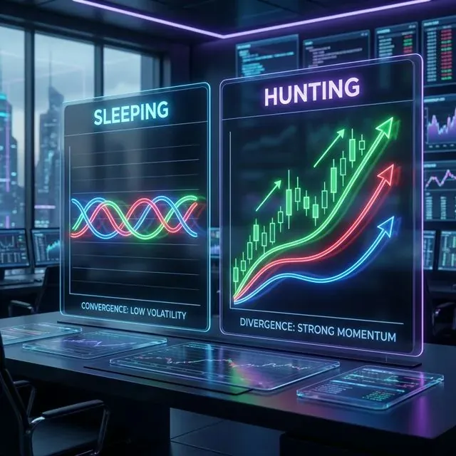 Williams Alligator Indicator Phases