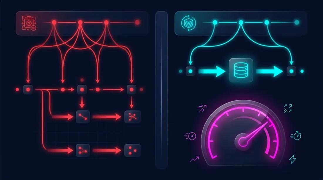 Cache-based optimization speedup comparison