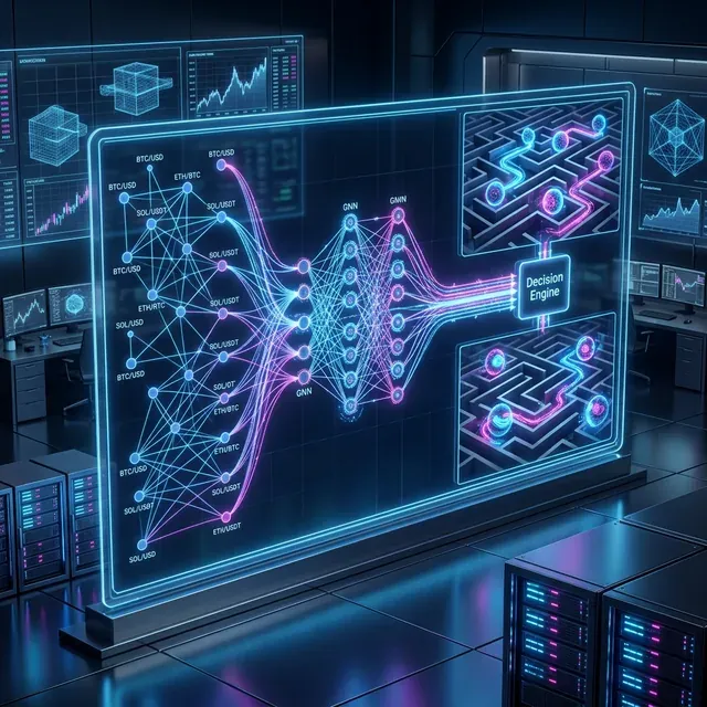 GNN و Transformer و RL للمراجحة: عندما تتعلم الشبكات العصبية التداول