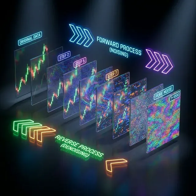 Diffusion Process for Time Series