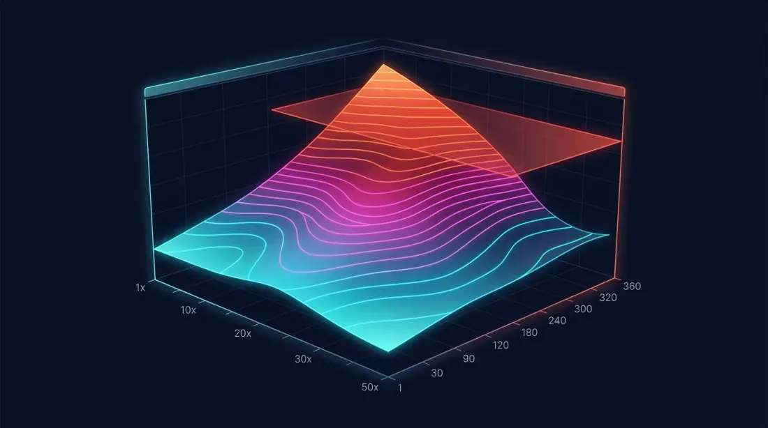 Leverage, drawdown duration, and funding impact surface