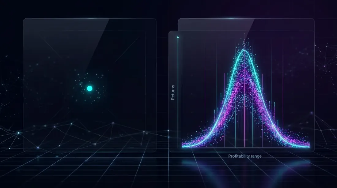 Одна точечная оценка против полного распределения вероятностей