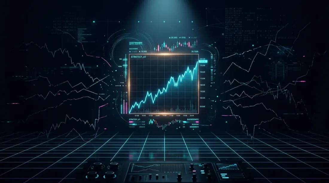Single-symbol trap: one bright equity curve surrounded by failing strategies on other assets