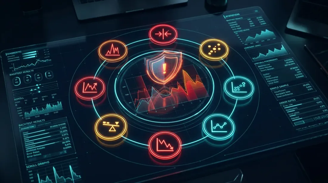 Red flags dashboard for optimization results