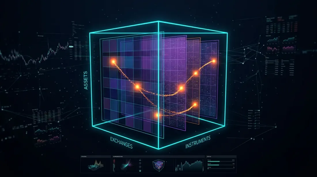 다차원 차익거래를 위한 3D 텐서 시각화